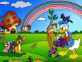 Gioco Donald Duck. Online Coloring Page