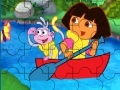 Gioco Jigsaw Dora Rafting