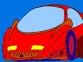 Gioco Red speedy car coloring