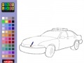 Gioco Police car coloring