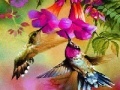 Gioco Hungry flower birds puzzle