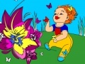 Gioco Kid's coloring: The little girl