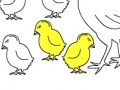 Gioco Chicken Family: Coloring
