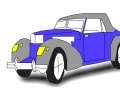 Gioco Historic car coloring