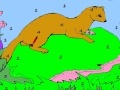 Gioco Tired beaver coloring