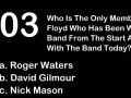 Gioco Pink Floyd Quiz