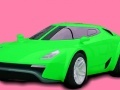 Gioco Superb Green Car: Coloring