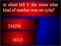 Gioco Silent hill quiz 2