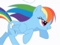 Gioco Friendship is Magic - Rainbow Dash attack cloud