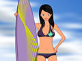 Gioco Surfer Girl Dress Up
