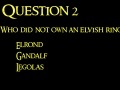 Gioco Lord of The Rings Quiz