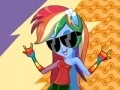 Gioco Rainbow Dash. Dress up