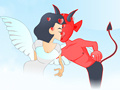 Gioco Devil and Angel Kissing