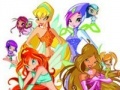 Gioco Great puzzle with Winx