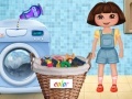 Gioco Dora Washing Clothes
