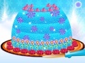 Gioco Frozen. Princess gown cake decor