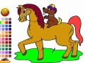 Gioco Horse and Dog Coloring