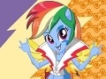 Gioco Equestria Girls: Rainbow Rocks - Rainbow Dash Dress Up