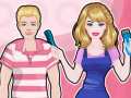 Gioco Barbie hairdresser with ken