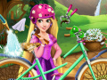 Gioco Girls fix it Rapunzel's bicycle