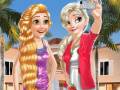 Gioco Elsa And Rapunzel Selfie Time
