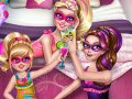 Gioco Super Barbie pyjamas party