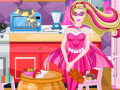 Gioco Super Barbie Kitchen Cleaning
