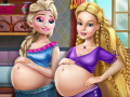 Gioco Elsa and Barbie Pregnant BFFS