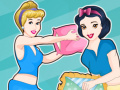 Gioco Princess Pillow Fight room cleaning