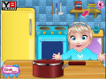 Gioco  Baby Elsa cooking Icecream