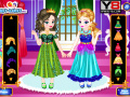 Gioco Baby Elsa With Anna Dress Up