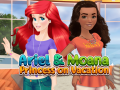 Gioco Ariel and Moana Princess on Vacation