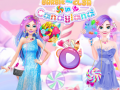 Gioco Barbie and Elsa in Candyland
