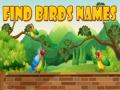 Gioco Find Birds Names