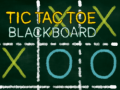 Gioco Tic Tac Toe Blackboard
