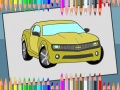 Gioco American Cars Coloring Book
