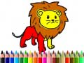 Gioco Back To School: Lion Coloring Book