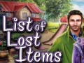 Gioco List of Lost Items