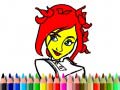 Gioco Back To School: Cute Girl Coloring