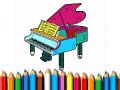 Gioco Back To School: Piano Coloring Book