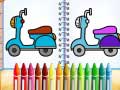 Gioco Cute Bike Coloring Book