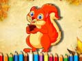 Gioco Squirrel Coloring Book