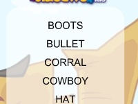 Gioco Cowboy word