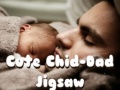 Gioco Cute Child-Dad Jigsaw