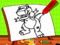 Gioco Easy Kids Coloring Dinosaur