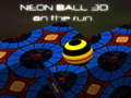 Gioco Neon Ball 3d on the run