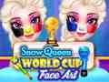 Gioco Snow queen world cup face art