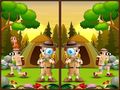 Gioco Spot 5 Differences Camping