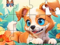 Gioco Jigsaw Puzzle: Dog And Garden