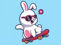 Gioco Coloring Book: Rabbit Skateboard